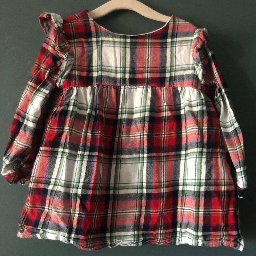 18m Cat & Jack red plaid dress